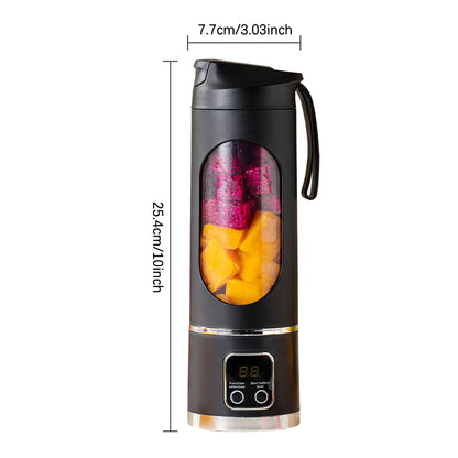 USB Rechargeable Portable Smoothies Blender & Juicer, Fruit & Vegetable Juicer, Household Kitchen Appliances for Home Outdoor Use, Ice Maker Machine, Blender for Shakes, USB Rechargeable Blenders