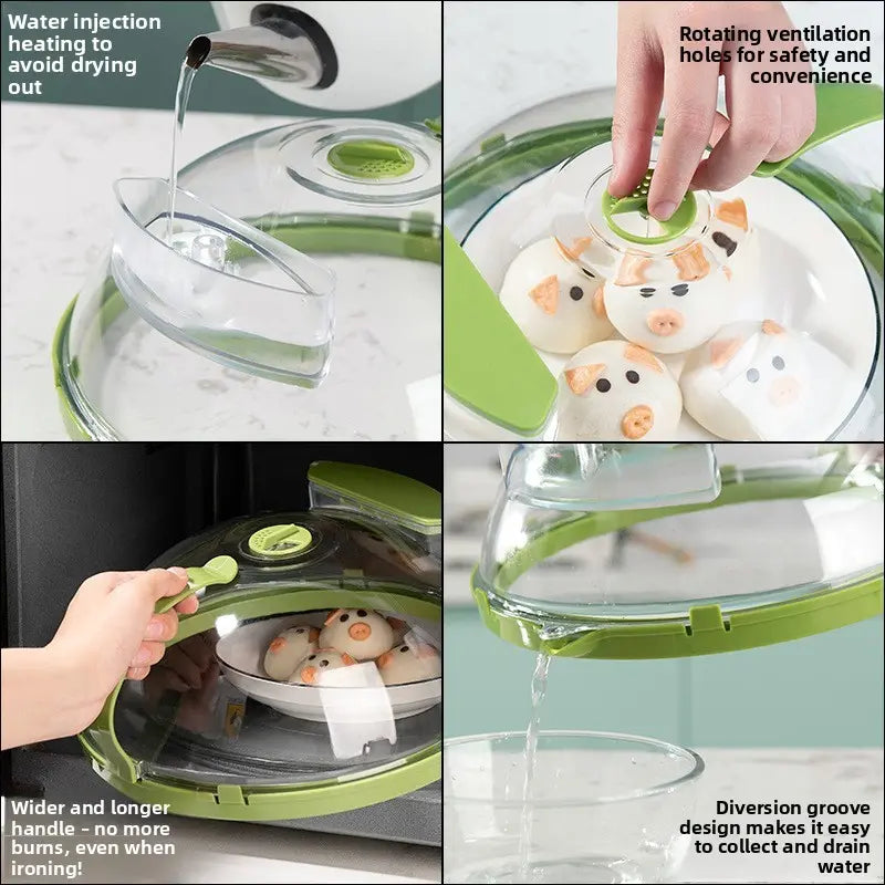 Kitchen Microwave Anti-Splashing Cover, Kitchen Accessories, Kitchen Supplies - Oil-Proof Food Lid for Heating & Fresh-Keeping Kitchen Utensils Kitchen Gadgets
