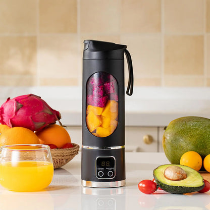 USB Rechargeable Portable Smoothies Blender & Juicer, Fruit & Vegetable Juicer, Household Kitchen Appliances for Home Outdoor Use, Ice Maker Machine, Blender for Shakes, USB Rechargeable Blenders